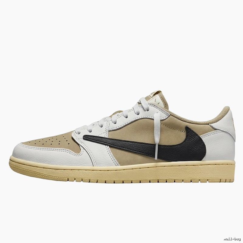 Jordan AJ1 Simple Beige Sports Shoes