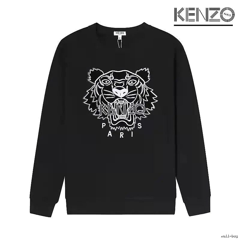 Kenzo Style Kc25 Tiger SweatShirt Minimal Look Graphic