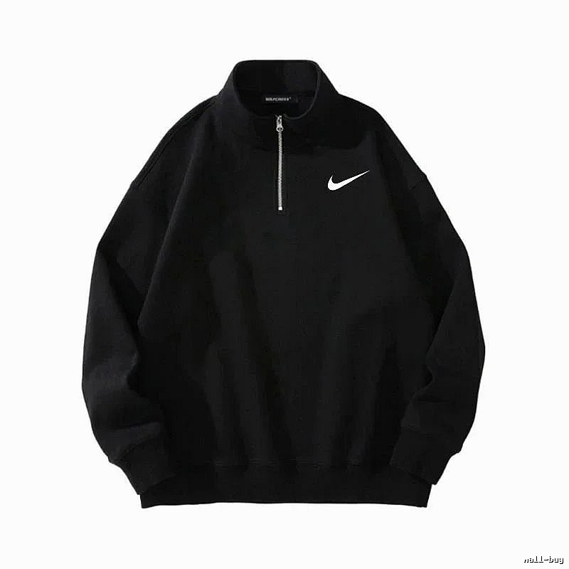 Lacoste Premium Style Quarter-zip sweatshirt Black Quarter Zip for Resort Outfits