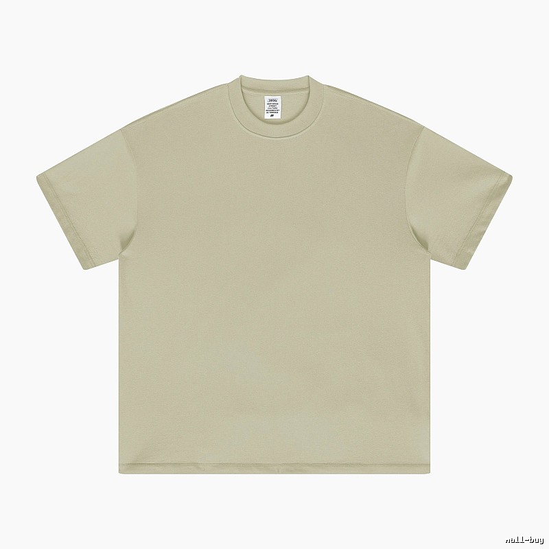 Lightweight Plain white T-shirt Minimal White Short for Trend Styling