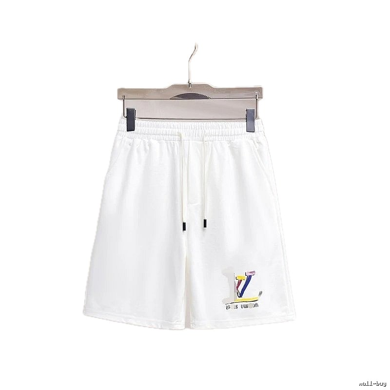Louis Vuitton Colorful Print Casual Style White Shorts