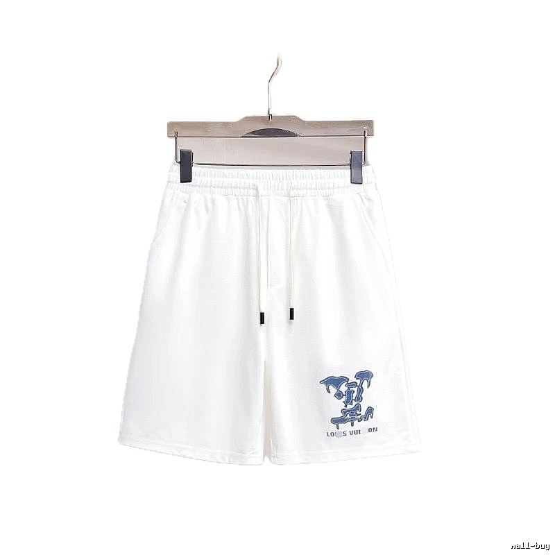 Louis Vuitton Graffiti Casual Style White Shorts