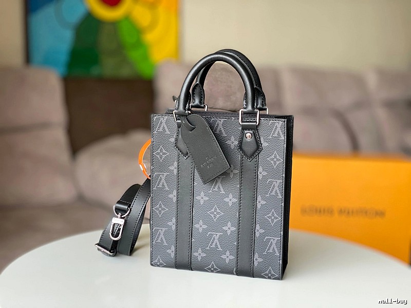 Louis Vuitton Tote Bag with Gray Monogram Vertical Tote for Photo Ready Styling