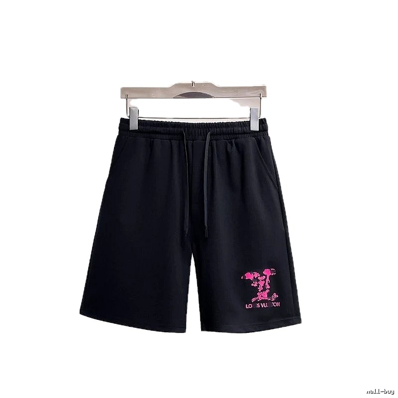 Louis Vuitton Trendy Cool Black Printed Casual Shorts