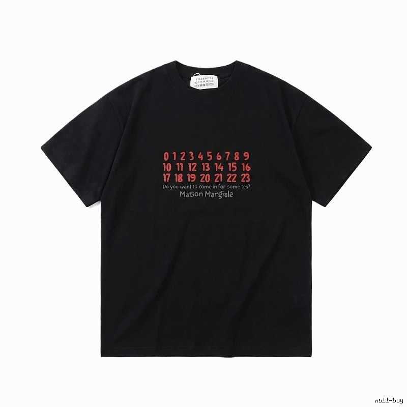 Maison Margiela Digital Style Black T-shirt