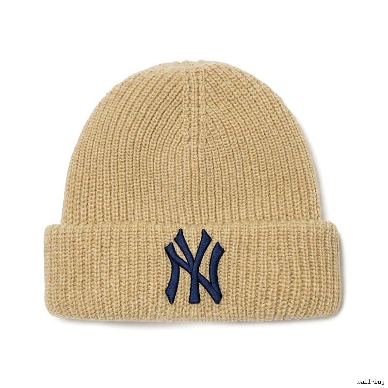 MLB classic beige knitted hat