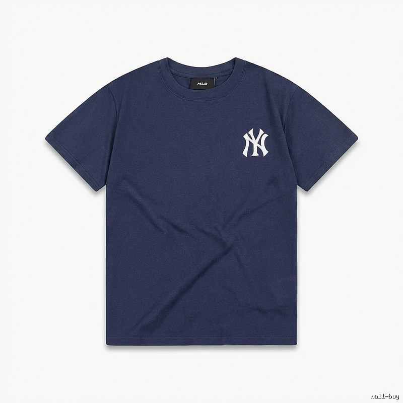 MLB Classic Simple Style Navy Blue T-shirt