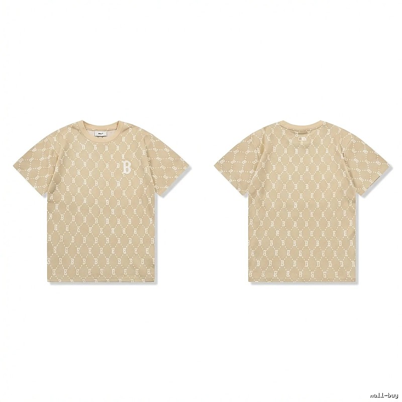 MLB Old Flower Style Beige T-shirt