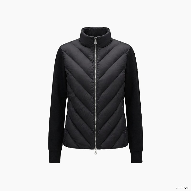 Moncler black casual style down jacket