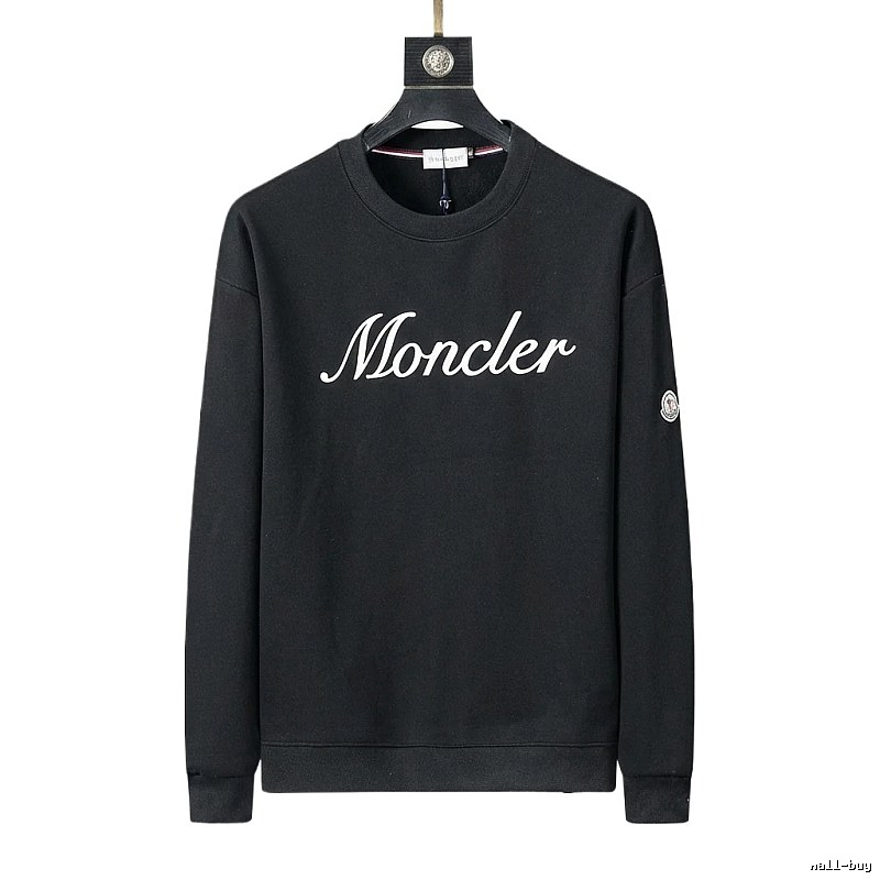 Moncler black simple sweatshirt