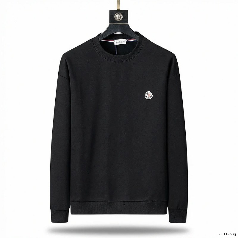 Moncler classic simple black sweatshirt