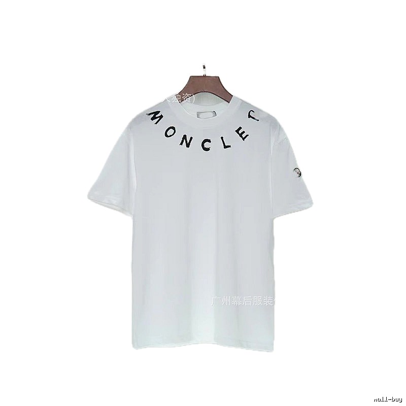 Moncler Graffiti Casual Style White Short-sleeve T-shirt