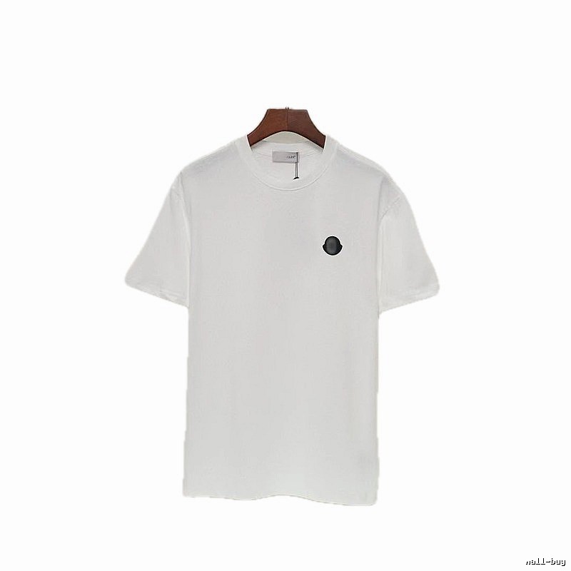 Moncler Minimalist Casual Style White Short-sleeved T-shirt