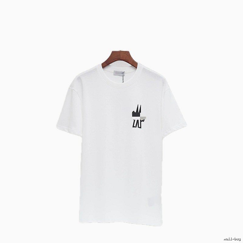 Moncler Printed Casual-style White Short-sleeve T-shirt