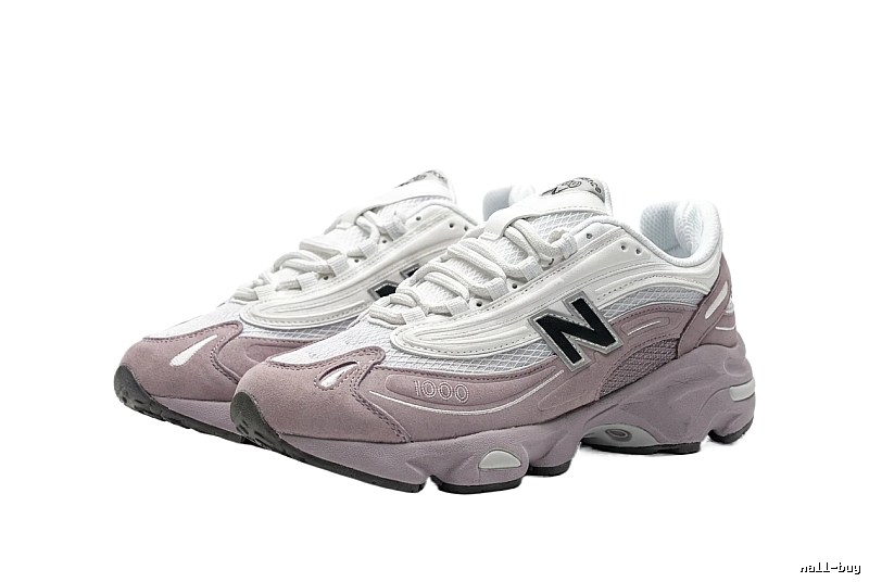 New Balance 1906 retro style pink and white shoes