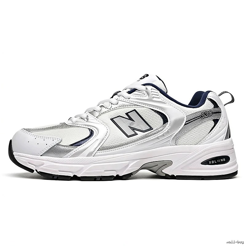 New Balance 530 retro style white shoes