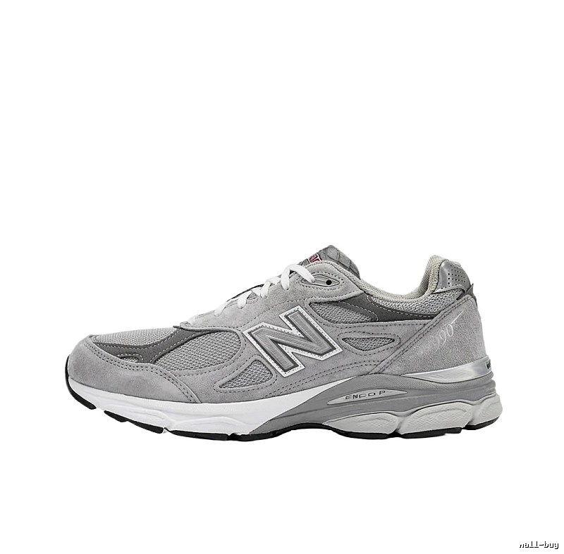 New Balance 990 series retro-style grey shoes