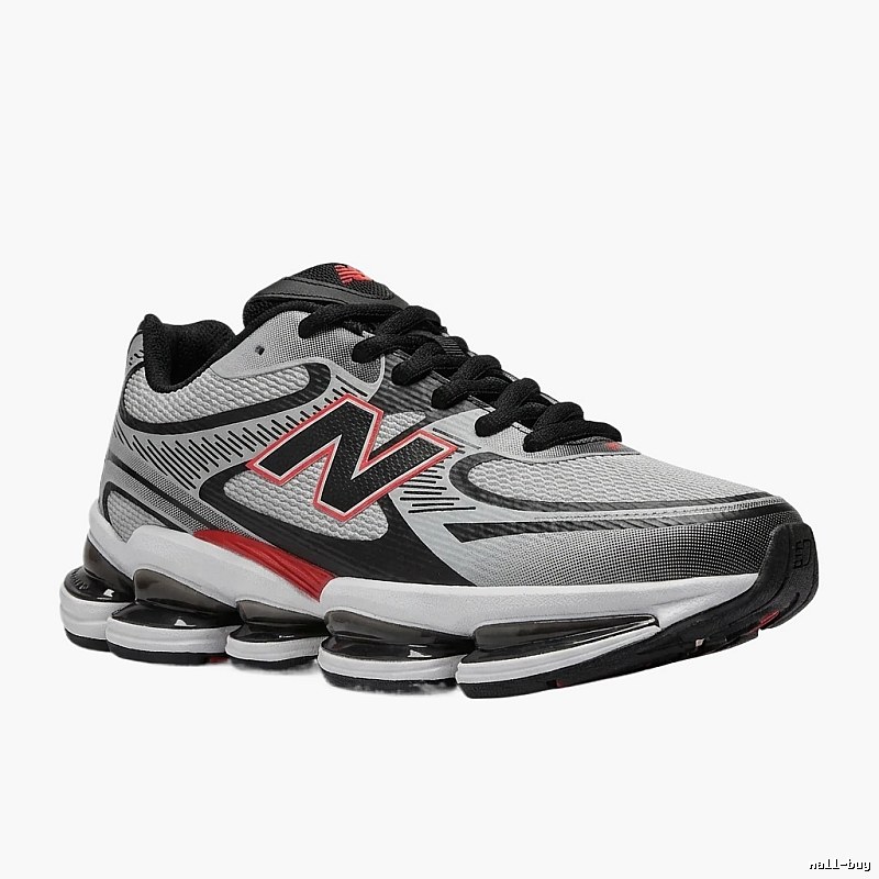 New Balance retro - style gray - white sports shoes