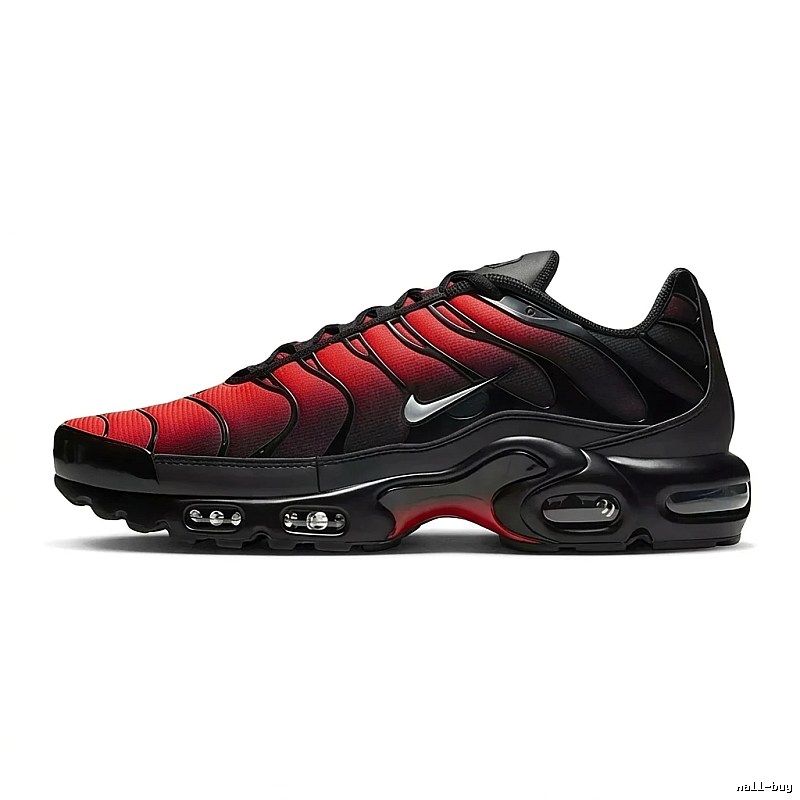 Nike Air Max 97 Black-Red Gradient Athletic Shoes