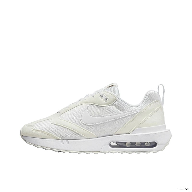 Nike Air retro-style white shoes