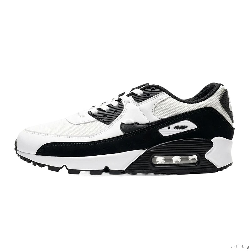 Nike black and white retro style sports shoes