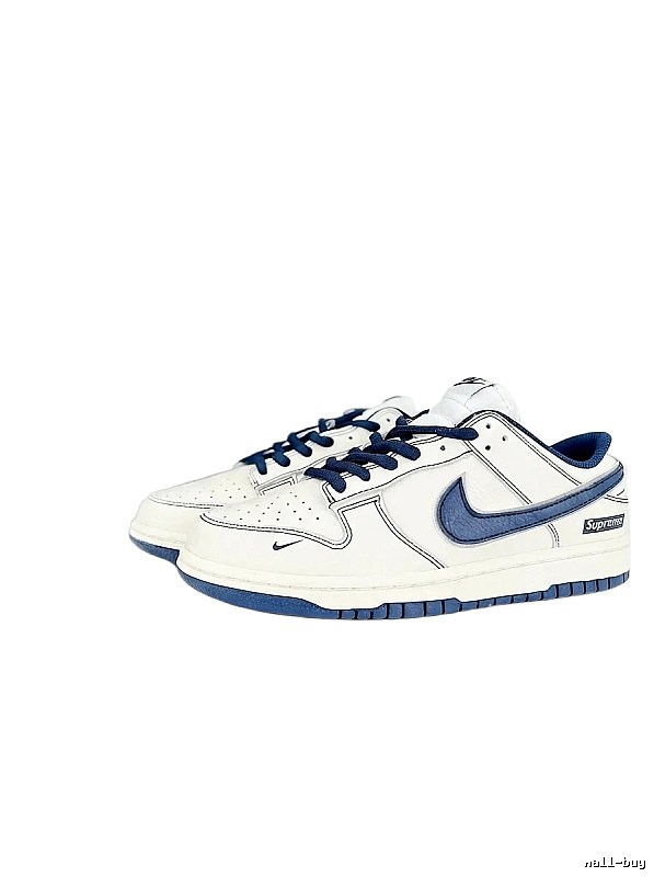 Nike co-branded blue and white casual shoes