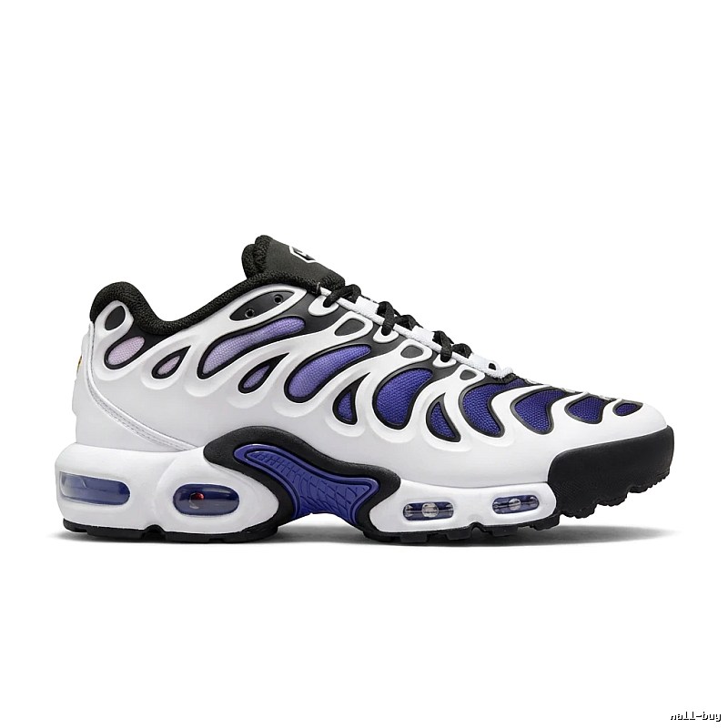 Nike retro white and blue sports shoes