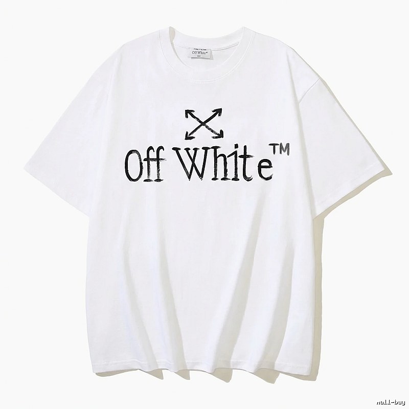 Off-White simple style white T-shirt