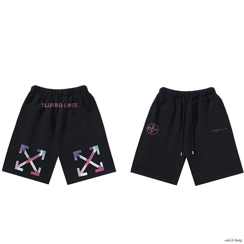 Off-White Style 026 Trendy Black Shorts