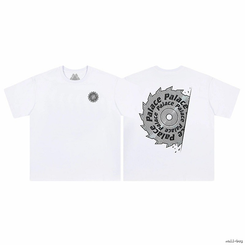 Palace Saw Blade Printed Street-style White T-Shirt