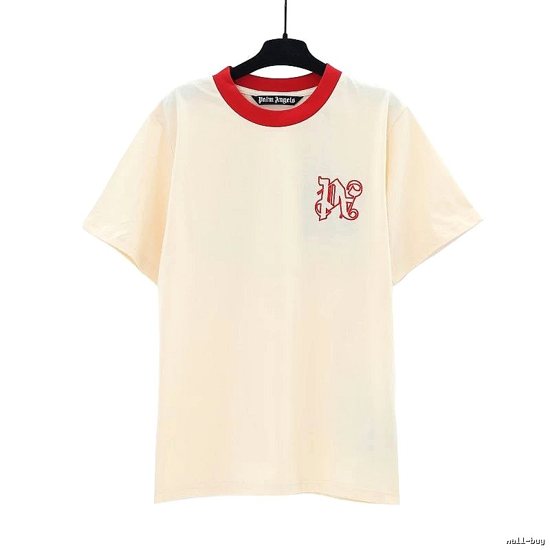 Palm Angels Resort Logo T-shirt White Palm Tree for Travel Looks