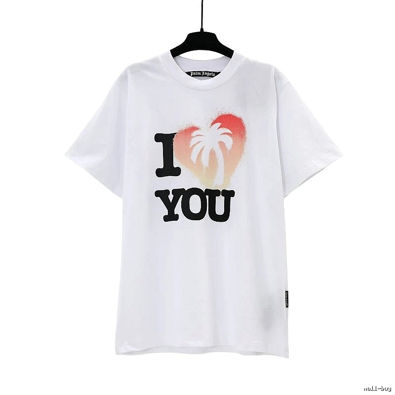 Palm Angels Sport Logo T-shirt White Palm Tree for Collection Drops