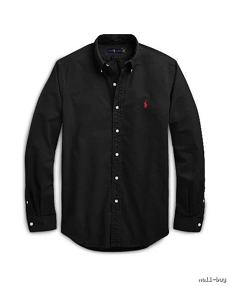 Ralph Lauren Black Button-Down Shirt Weekend Wear