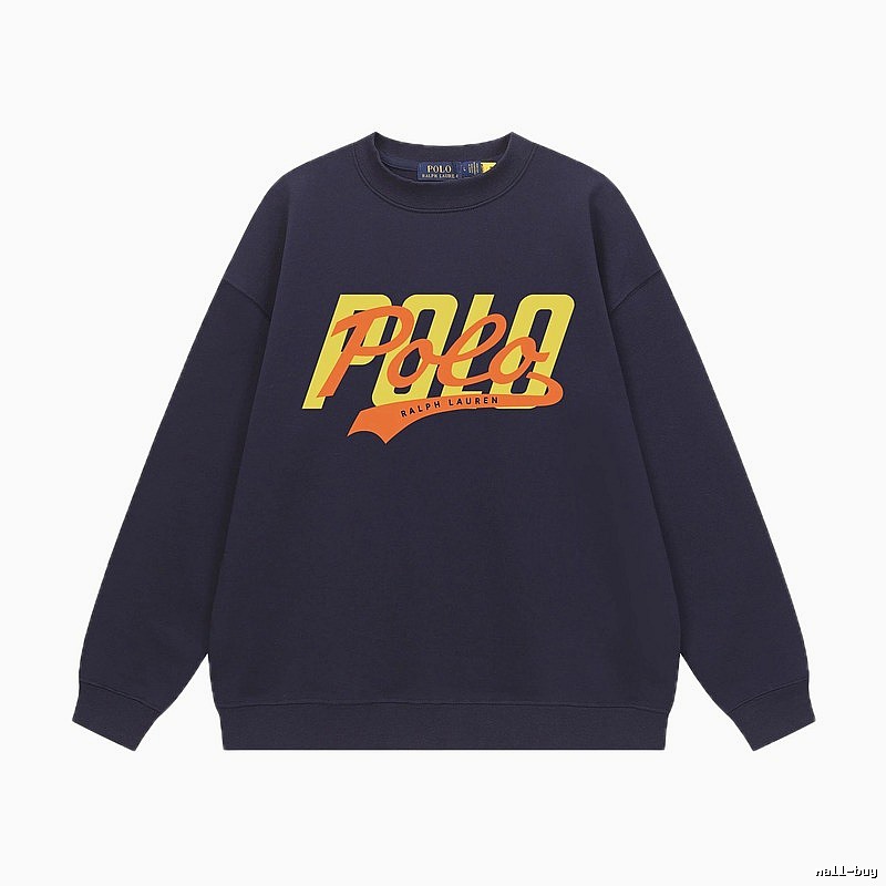 Ralph Lauren Polo Series Fashion Navy Blue Sweatshirt