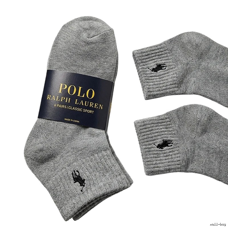 Ralph Lauren Polo Sporty Grey Socks
