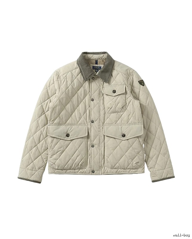 Ralph Lauren quilted retro-style cotton jacket