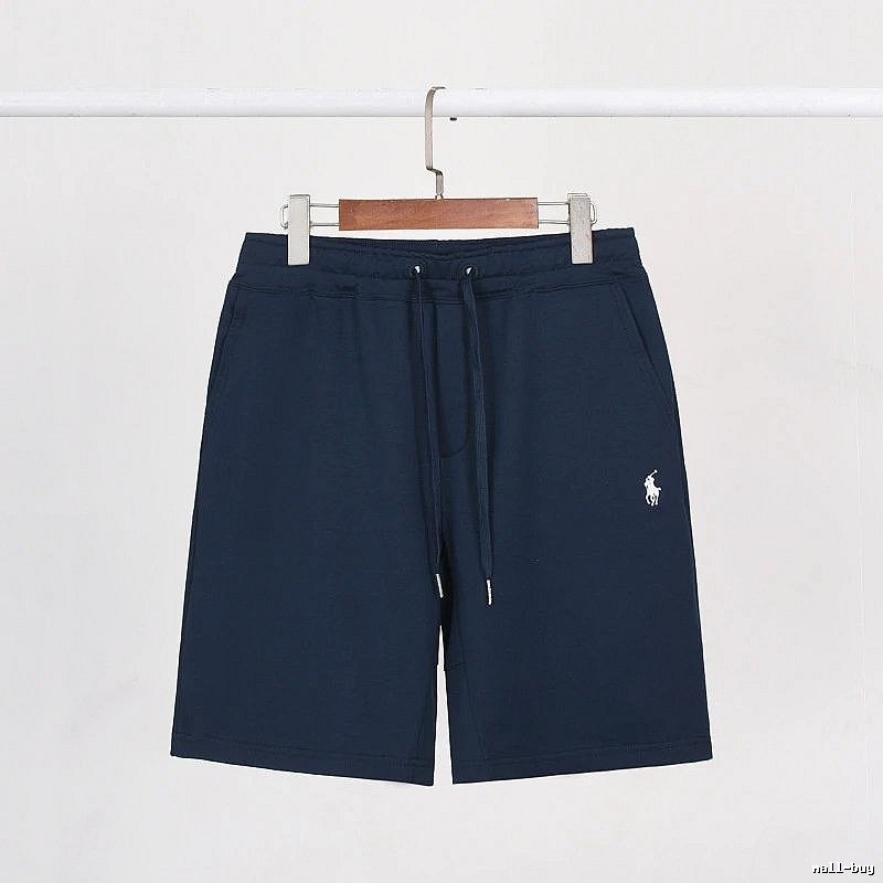 Ralph Lauren Streetwear Sweat shorts Gray Drawstring Small with Logo Accent