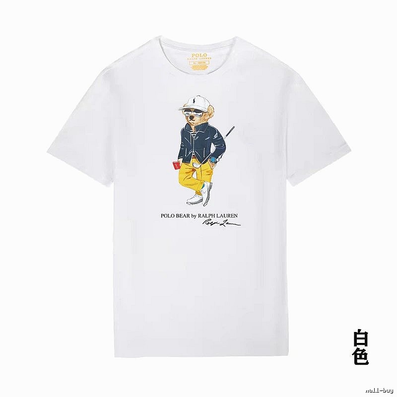 Ralph Lauren white T-shirt with bear print