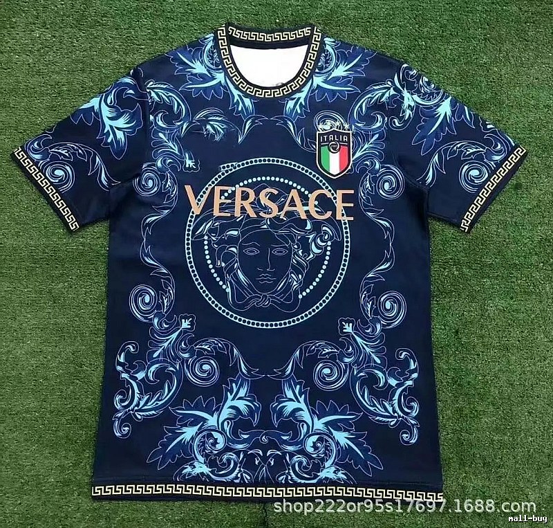 Real Madrid Blue Dragon Soccer Jersey Poolside Style