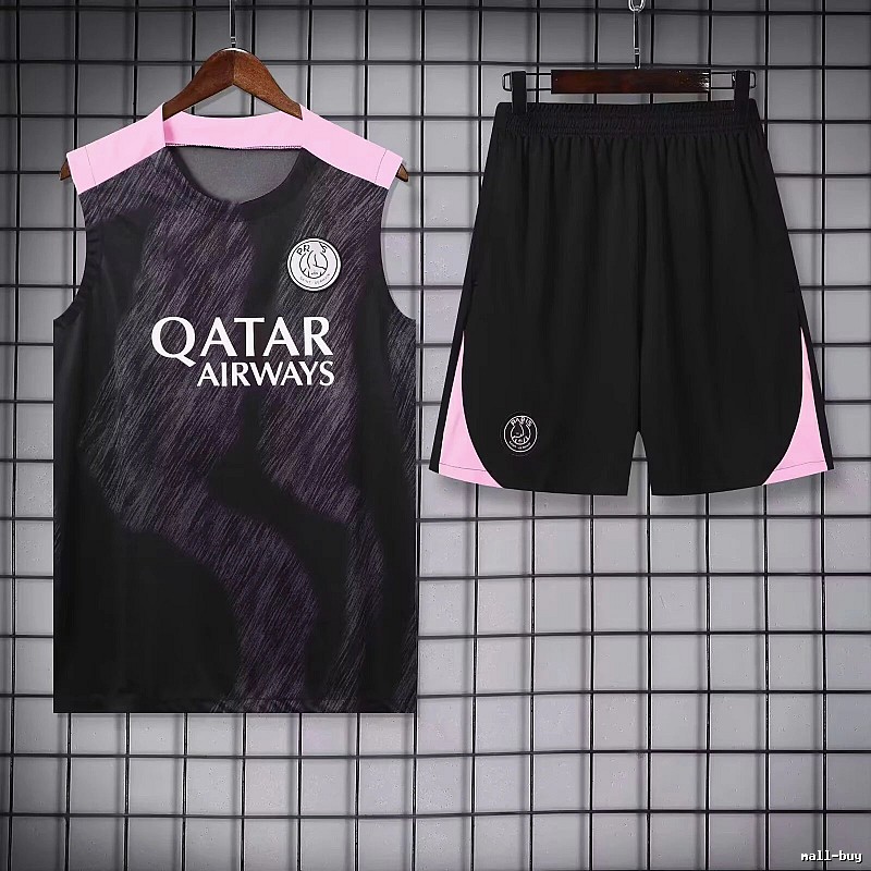 Real Madrid Monogram Training jersey set Navy Sleeveless Top for Casual Outfits