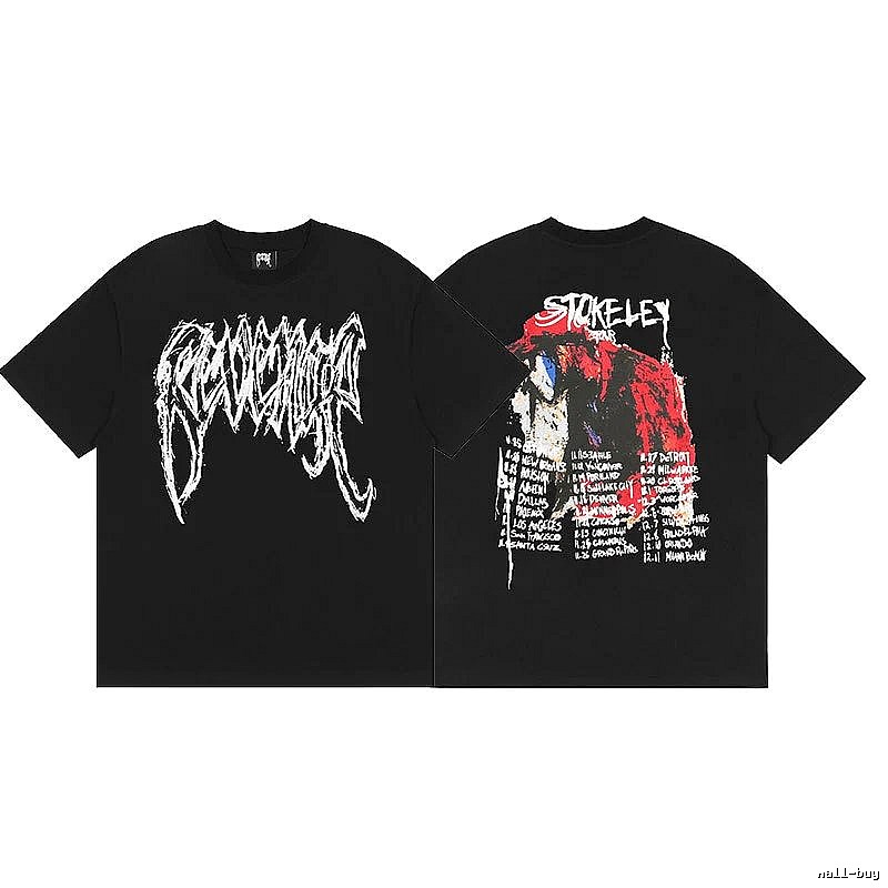 Revenge Black Skull Graphic T-Shirt Modern Fit