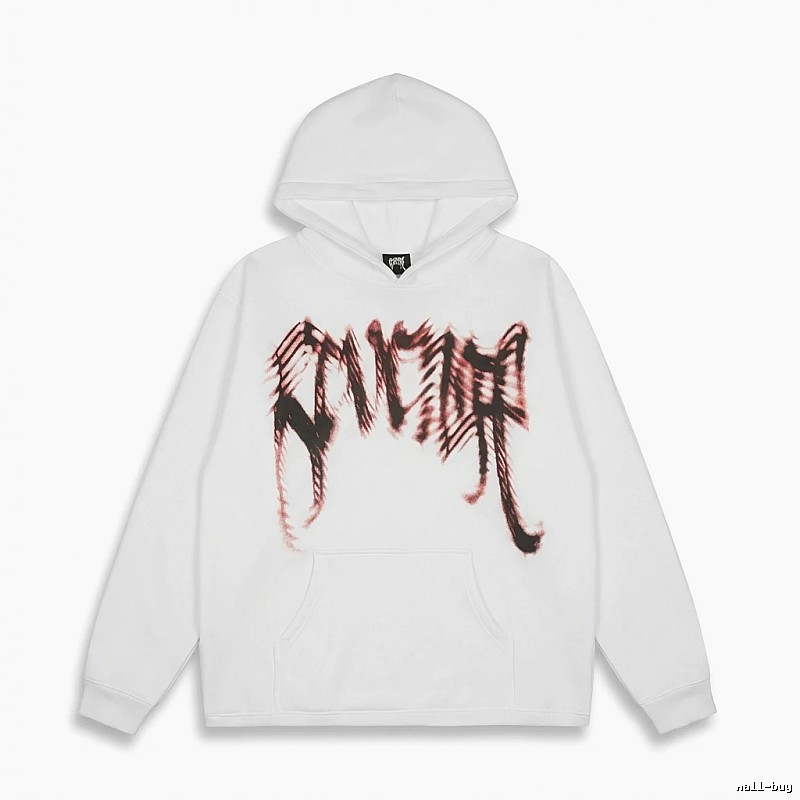 Revenge Gothic Style White Hoodie