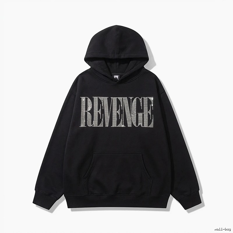 Revenge Letter Wind Black Hoodie