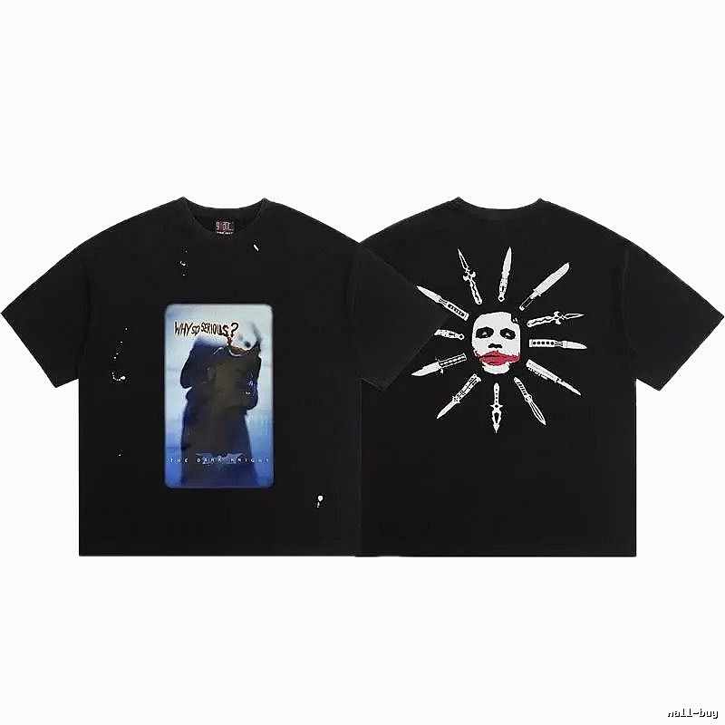 SAINT x Joker Co-branded Street Style Black T-Shirt