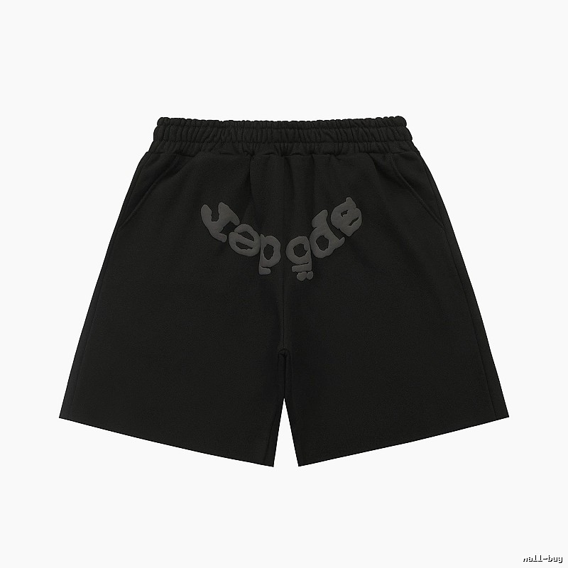 Sp5der letter trendy brand style shorts