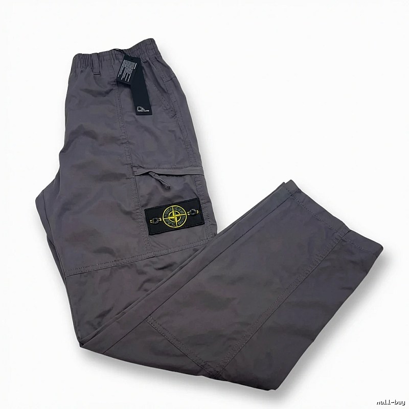 Stone Island Utility-style Grey Trousers