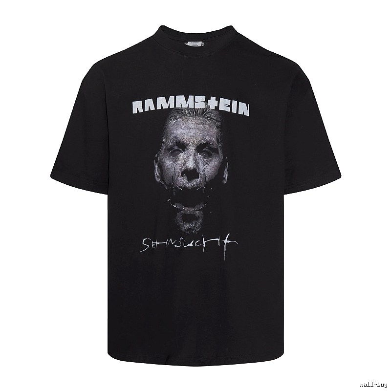 Streetwear Statement graphic T-shirt Black Colorful Lucky with Logo Accent