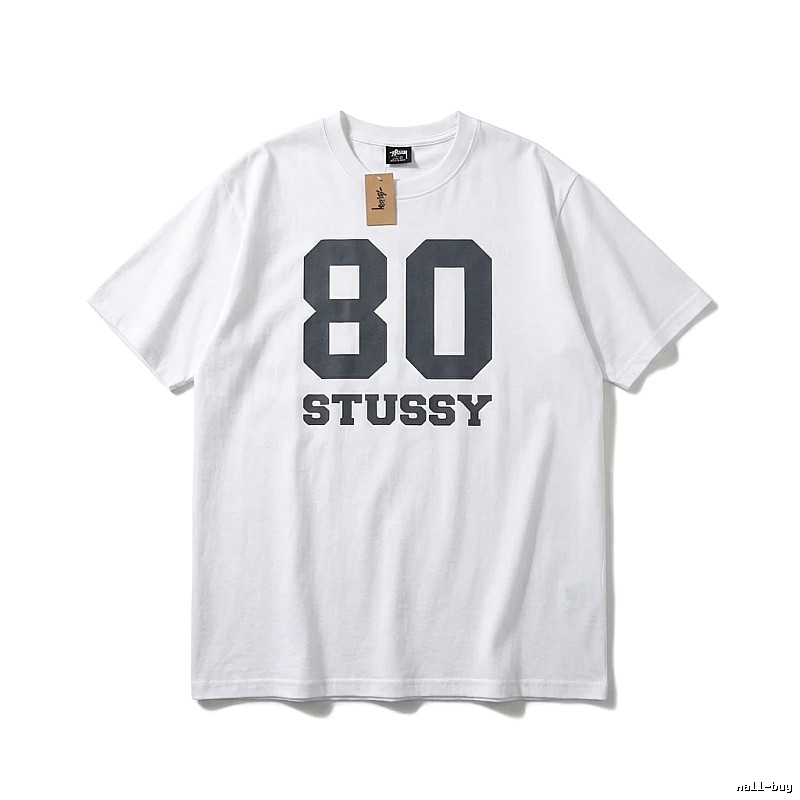 Stussy 80 Series Simple White T-shirt