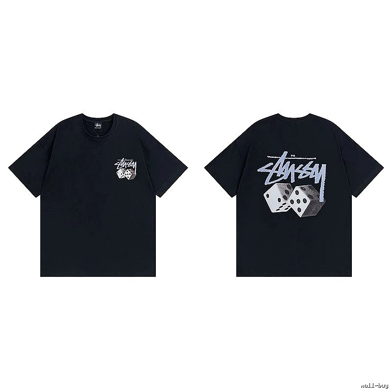 Stussy Black Spider Graphic T-Shirt Layered Outfit Logo