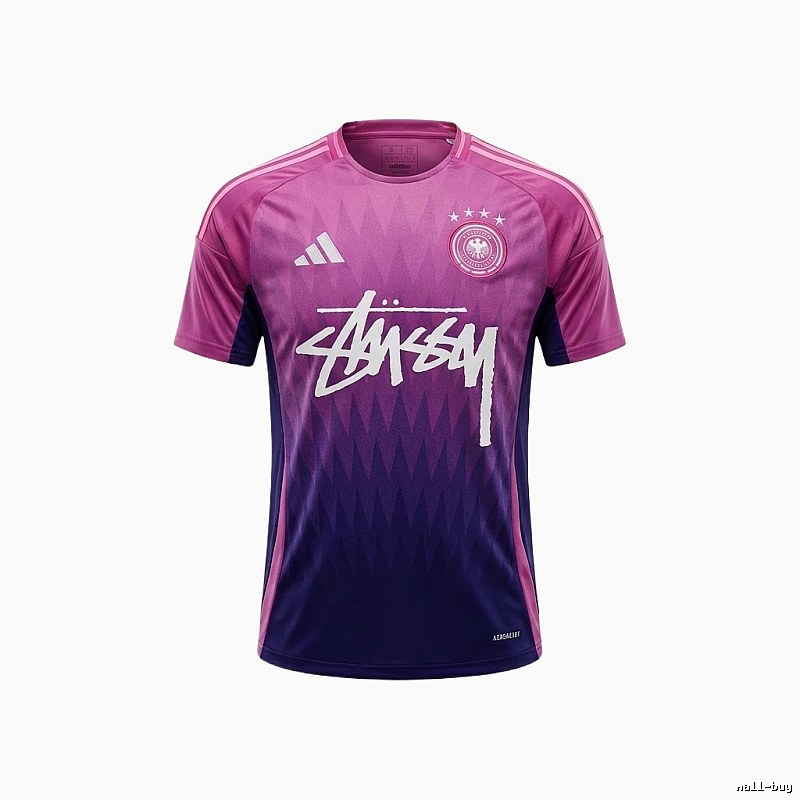 Stussy Gradient Style Pink-Purple T-shirt